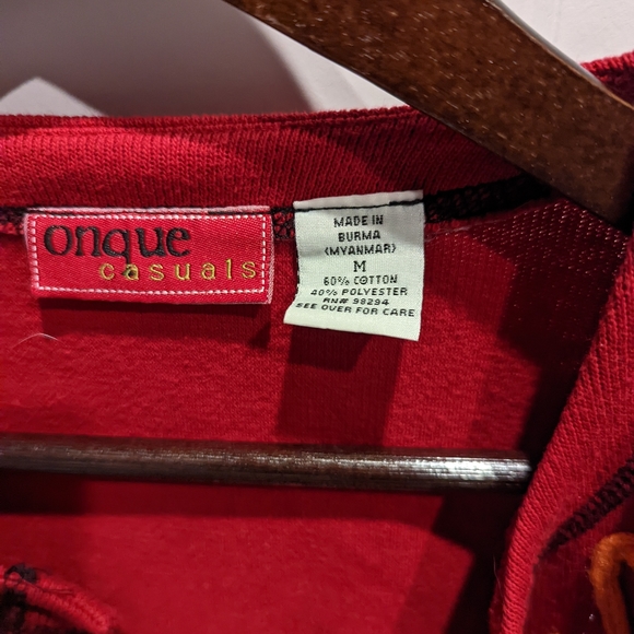 Reindeer Ugly Christmas Sweater Cardigan - Picture 4 of 4